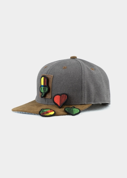 Cap "Schafkopf: Transformer" - dunkelgrau (Snapback)